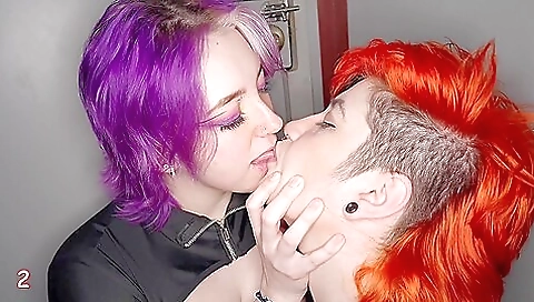 Sexy young chick gets creampie from behind